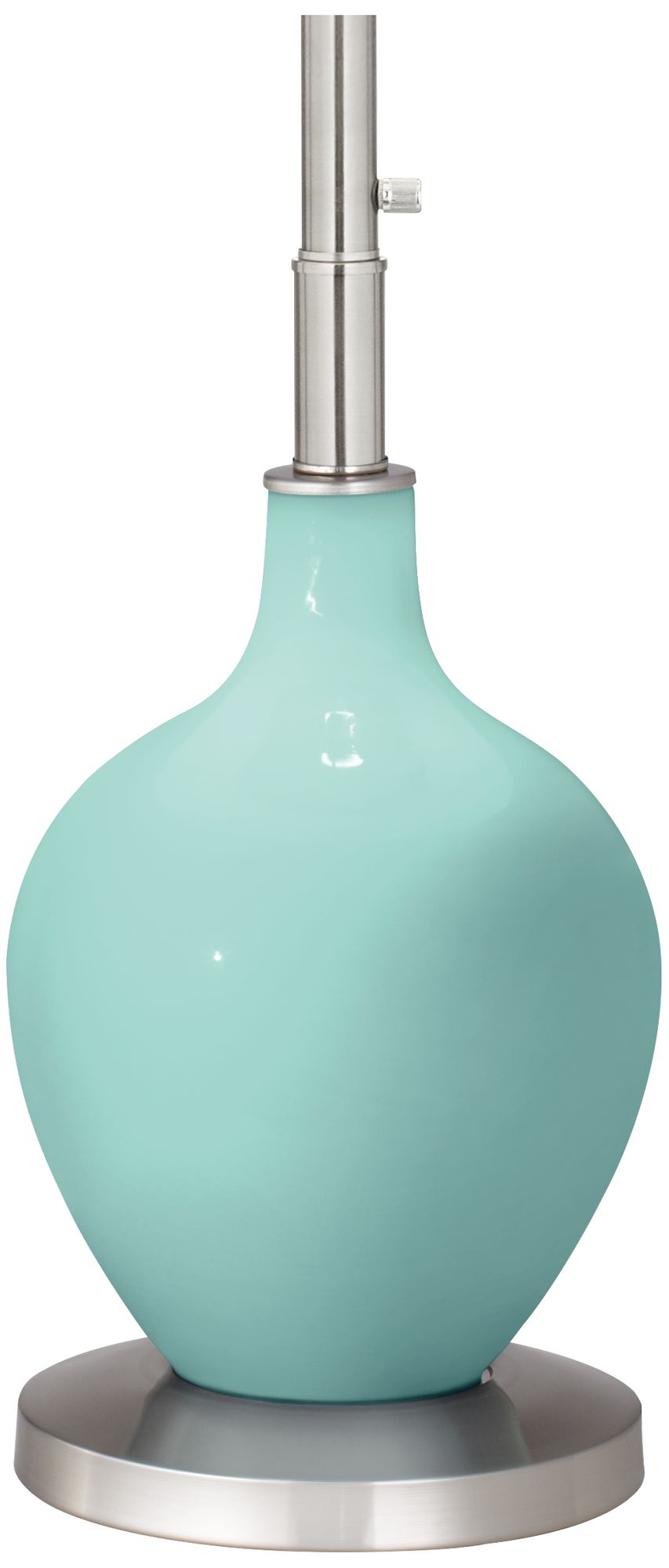 Image 4 Color Plus 60" High Modern Coastal Cay Blue Floor Lamp more views