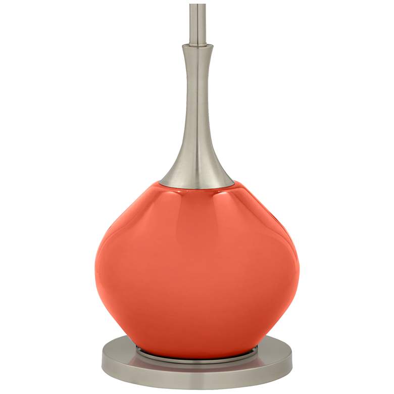 Image 4 Color Plus 62" High Modern Glass Daring Orange Floor Lamp more views