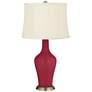 Color Plus Anya 32 1/4" High Antique Red Glass Table Lamp