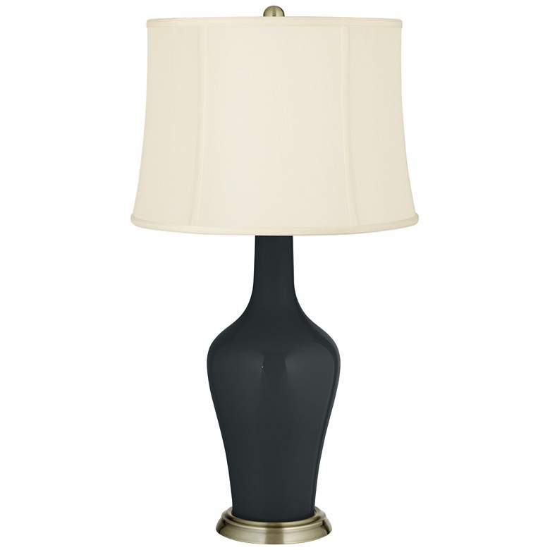 Image 2 Color Plus Anya 32 1/4 inch High Black of Night Glass Table Lamp