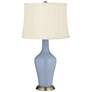 Color Plus Anya 32 1/4" High Blue Sky Glass Table Lamp