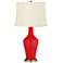 Color Plus Anya 32 1/4" High Bright Red Glass Table Lamp