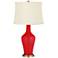 Color Plus Anya 32 1/4" High Bright Red Glass Table Lamp