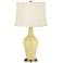 Color Plus Anya 32 1/4" High Butter Up Yellow Glass Table Lamp