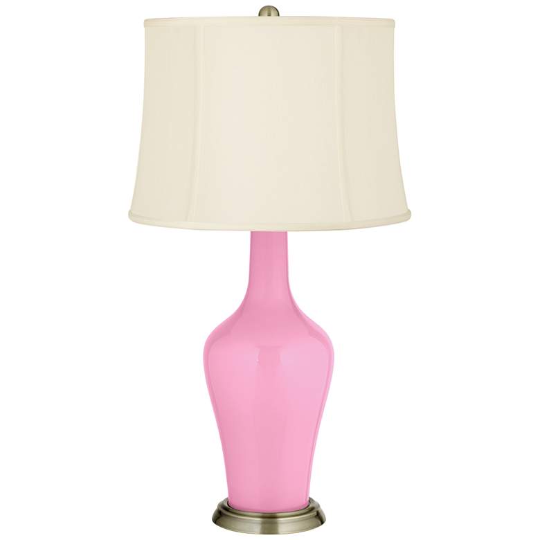 Image 2 Color Plus Anya 32 1/4" High Candy Pink Glass Table Lamp
