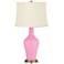 Color Plus Anya 32 1/4" High Candy Pink Glass Table Lamp