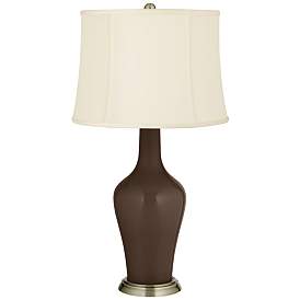 Image2 of Color Plus Anya 32 1/4" High Carafe Brown Glass Table Lamp