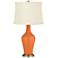 Color Plus Anya 32 1/4" High Celosia Orange Glass Table Lamp