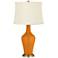 Color Plus Anya 32 1/4" High Cinnamon Spice Orange Glass Table Lamp