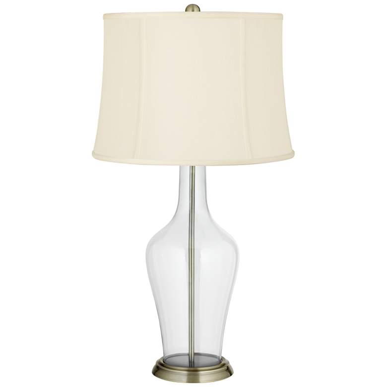 Image 1 Color Plus Anya 32 1/4" High Clear Glass Fillable Table Lamp