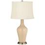 Color Plus Anya 32 1/4" High Colonial Tan  Glass Table Lamp