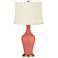 Color Plus Anya 32 1/4" High Coral Reef Pink Glass Table Lamp