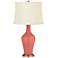 Color Plus Anya 32 1/4" High Coral Reef Pink Glass Table Lamp