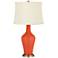 Color Plus Anya 32 1/4" High Daredevil Red Glass Table Lamp