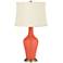 Color Plus Anya 32 1/4" High Daring Orange Glass Table Lamp