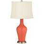 Color Plus Anya 32 1/4" High Daring Orange Glass Table Lamp