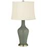 Color Plus Anya 32 1/4" High Deep Lichen Green Glass Table Lamp
