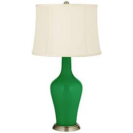Image2 of Color Plus Anya 32 1/4" High Envy Green Glass Table Lamp