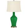 Color Plus Anya 32 1/4" High Envy Green Glass Table Lamp