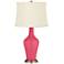 Color Plus Anya 32 1/4" High Eros Pink Glass Table Lamp