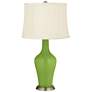Color Plus Anya 32 1/4" High Gecko Green Glass Table Lamp
