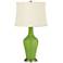 Color Plus Anya 32 1/4" High Gecko Green Glass Table Lamp