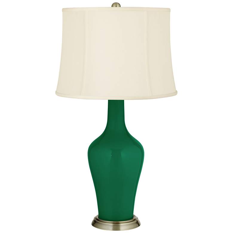 Image 2 Color Plus Anya 32 1/4" High Greens Color Glass Table Lamp
