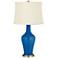 Color Plus Anya 32 1/4" High Hyper Blue Glass Table Lamp