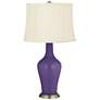 Color Plus Anya 32 1/4" High Izmir Purple Glass Table Lamp
