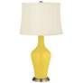 Color Plus Anya 32 1/4" High Lemon Zest Yellow Glass Table Lamp