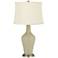 Color Plus Anya 32 1/4" High Linen Shade Sage Fog Green Table Lamp