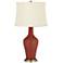 Color Plus Anya 32 1/4" High Madeira Red Glass Table Lamp