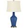 Color Plus Anya 32 1/4" High Monaco Blue Glass Table Lamp