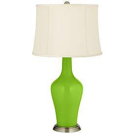 Image2 of Color Plus Anya 32 1/4" High Neon Green Glass Table Lamp