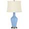 Color Plus Anya 32 1/4" High Placid Blue Glass Table Lamp