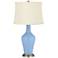 Color Plus Anya 32 1/4" High Placid Blue Glass Table Lamp