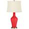 Color Plus Anya 32 1/4" High Poppy Red Glass Table Lamp