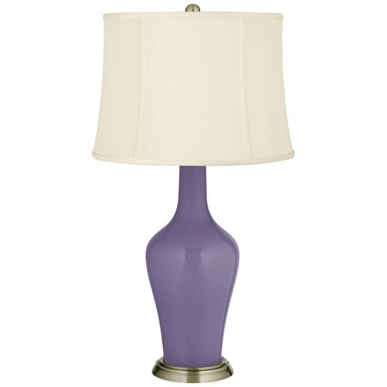 Image 2 Color Plus Anya 32 1/4" High Purple Haze Glass Table Lamp