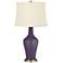 Color Plus Anya 32 1/4" High Quixotic Plum Purple Glass Table Lamp