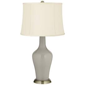 Image2 of Color Plus Anya 32 1/4" High Requisite Gray Glass Table Lamp