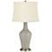 Color Plus Anya 32 1/4" High Requisite Gray Glass Table Lamp