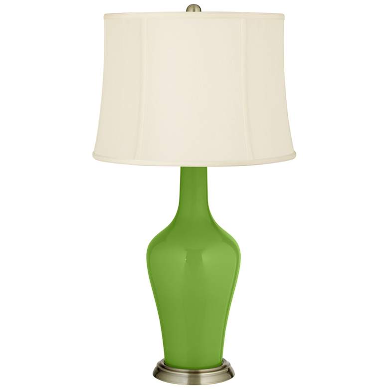 Image 2 Color Plus Anya 32 1/4" High Rosemary Green Glass Table Lamp