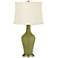 Color Plus Anya 32 1/4" High Rural Green Glass Table Lamp