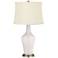 Color Plus Anya 32 1/4" High Smart White Glass Table Lamp