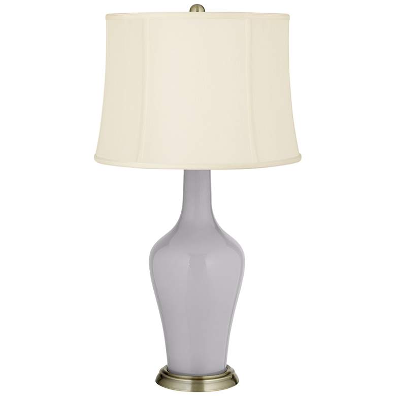 Image 2 Color Plus Anya 32 1/4" High Swanky Gray Glass Table Lamp