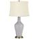 Color Plus Anya 32 1/4" High Swanky Gray Glass Table Lamp