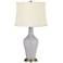 Color Plus Anya 32 1/4" High Swanky Gray Glass Table Lamp