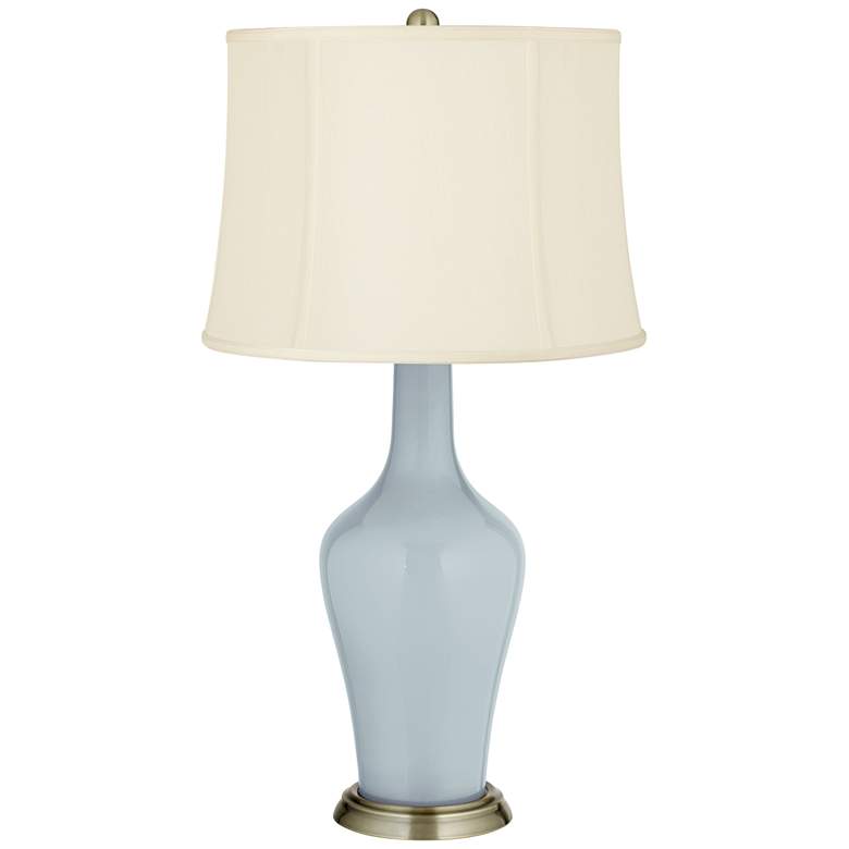 Image 2 Color Plus Anya 32 1/4 inch High Take Five Blue Glass Table Lamp
