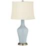 Color Plus Anya 32 1/4" High Take Five Blue Glass Table Lamp