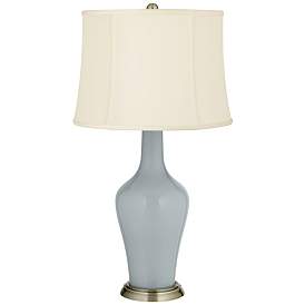 Image2 of Color Plus Anya 32 1/4" High Uncertain Gray Glass Table Lamp